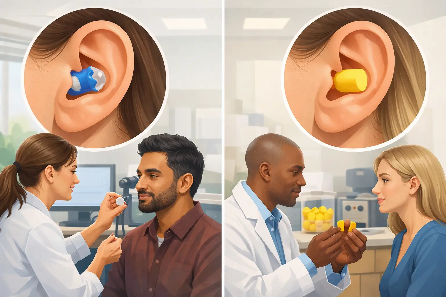 Custom Earplugs Versus Foam Plugs