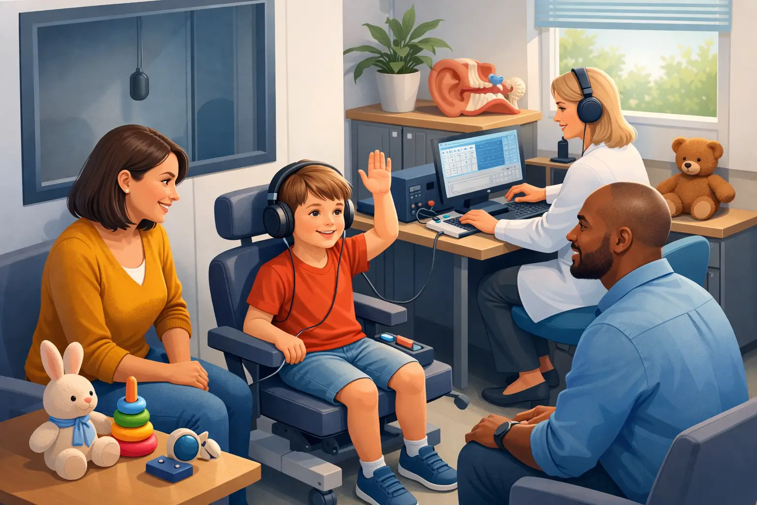 A Paediatric Hearing Care Example for Parents