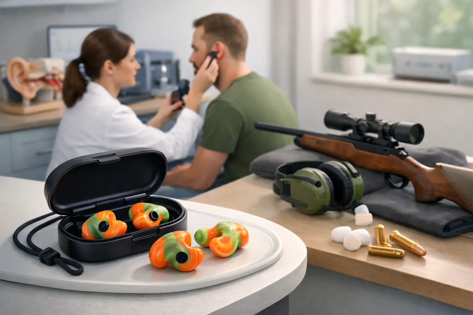 Custom Shooting Earplugs Kent for Safer Shooting
