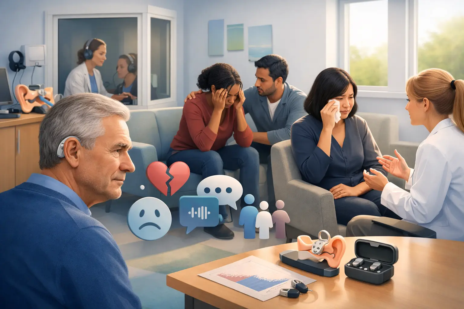 The Emotional and Social Effects of Hearing Loss
