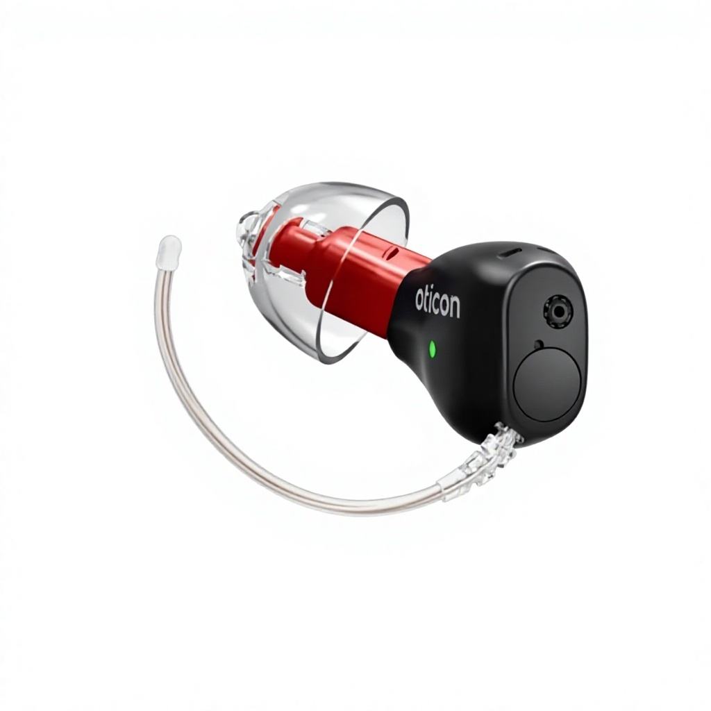 Ready-made rechargeable in-the-canal hearing aid